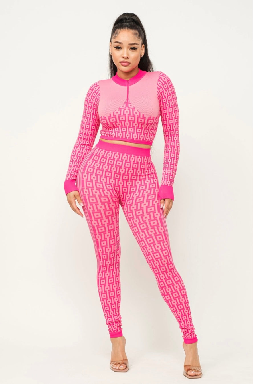 The Fallon Half Zip Set