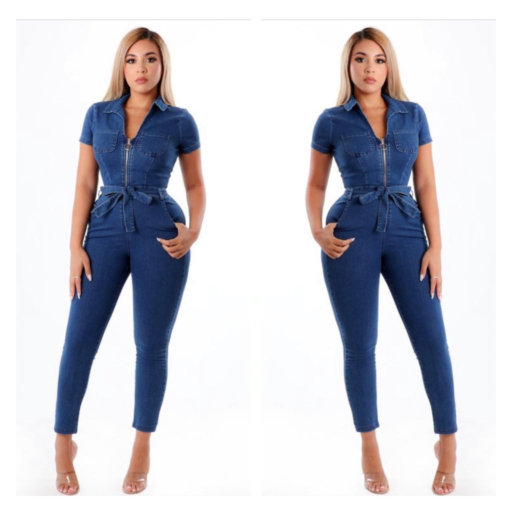 The Moni Denim Jumpsuit
